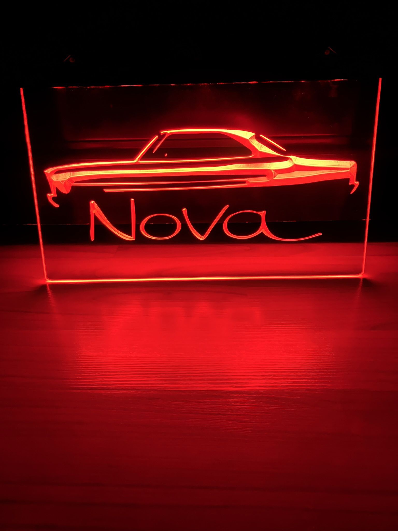 NOVA LED NEON RED LIGHT SIGN 8x12