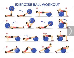 Workout ball new
