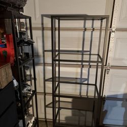 2 Standing Display Shelves