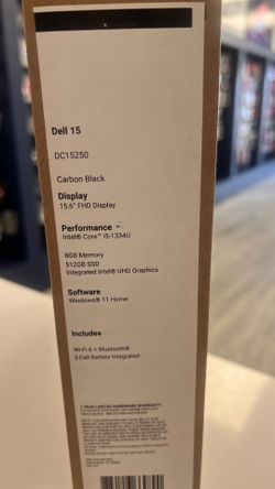 Dell laptop 8ram 512gb