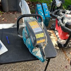 Makita 14” concrete saw gas 