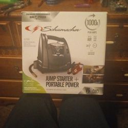 Schumacher 1000 Amp Jump Starter Portable Power With Air Compressor 