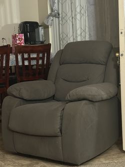 Grey recliner