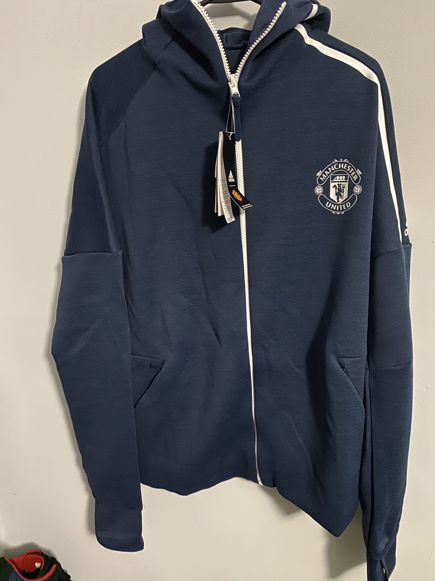 adidas manU manchester united hoodie XL
