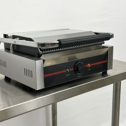 NSF Panini Sandwich Grill Grooved Plates Single PG811EA