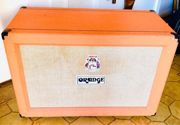 Orange 2x12 Made in England cabinet PPC212
