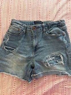 Imperial Star Girls Distressed Denim Shorts