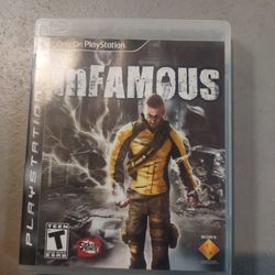 Ps3 Game Infamous With Box And Manual 10 Dollars Firm 