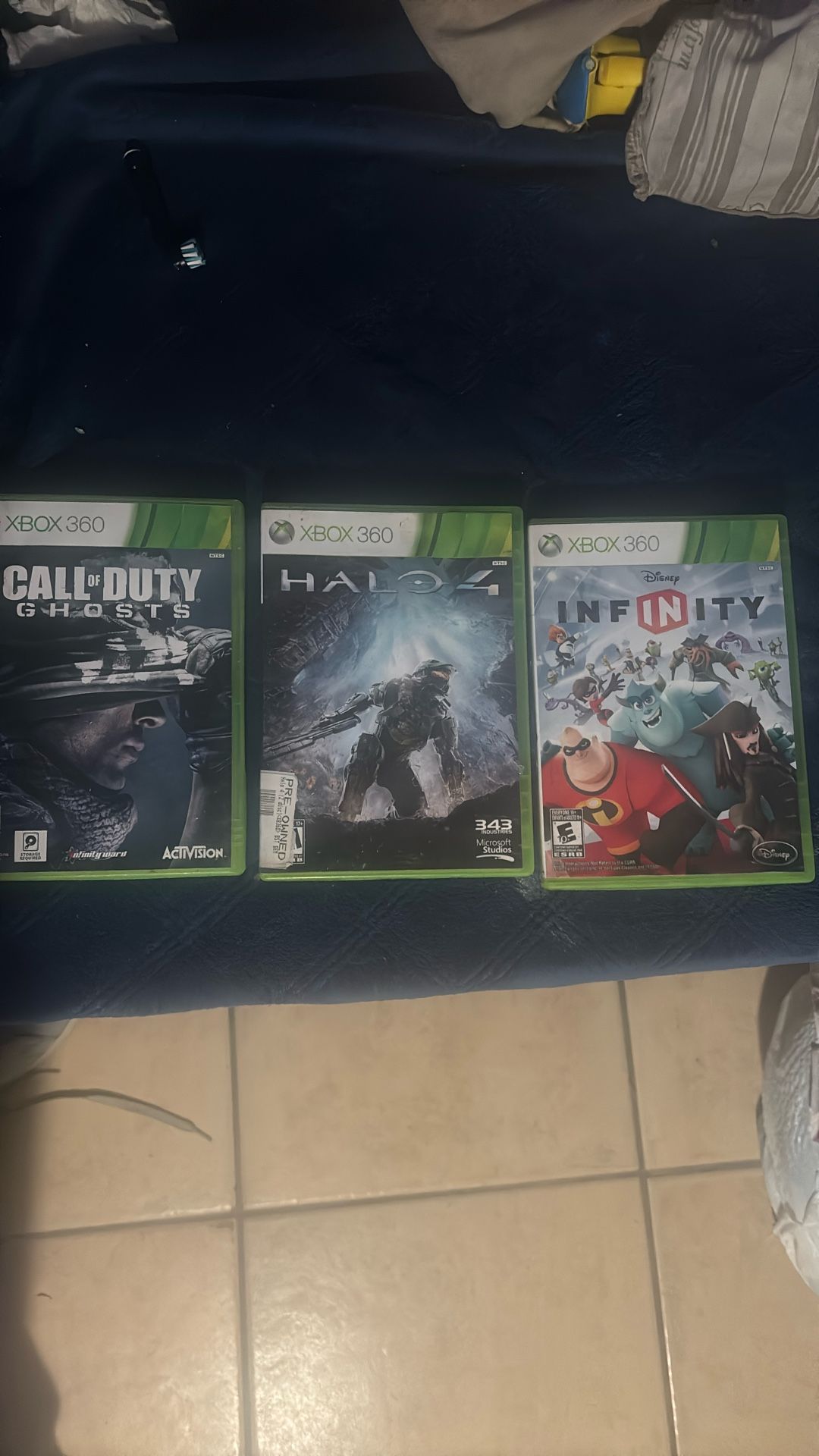Xbox 360 Games Halo-Call Of Duty Ghost-Infinity