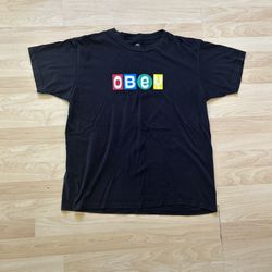 Obey Toy Block Logo T Shirt