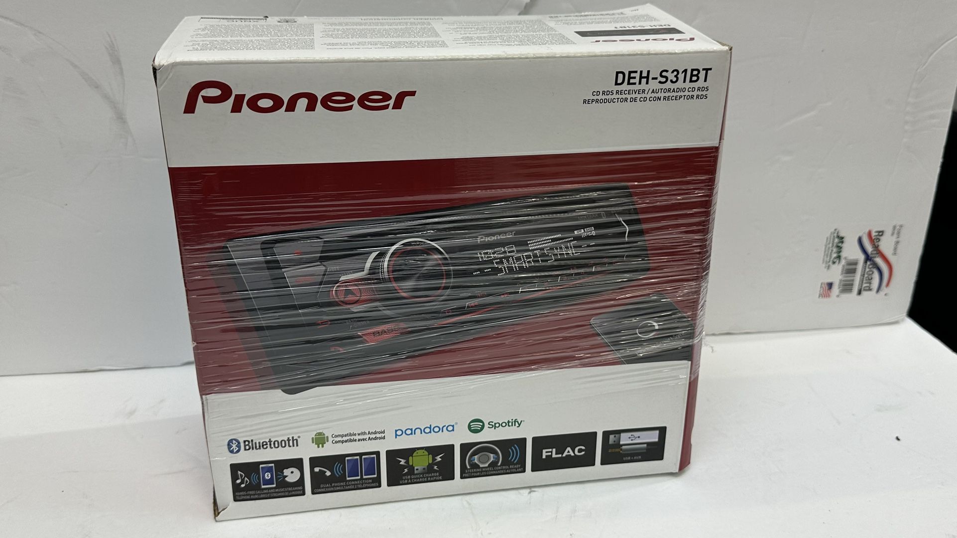 Pioneer DEH-S31BT Single Din Bluetooth Car Stereo CD Receiver, Android and Apple iOS Compatibility NEW