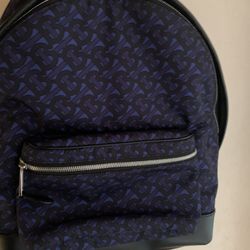 600$ Burberry TB monogram-print backpack