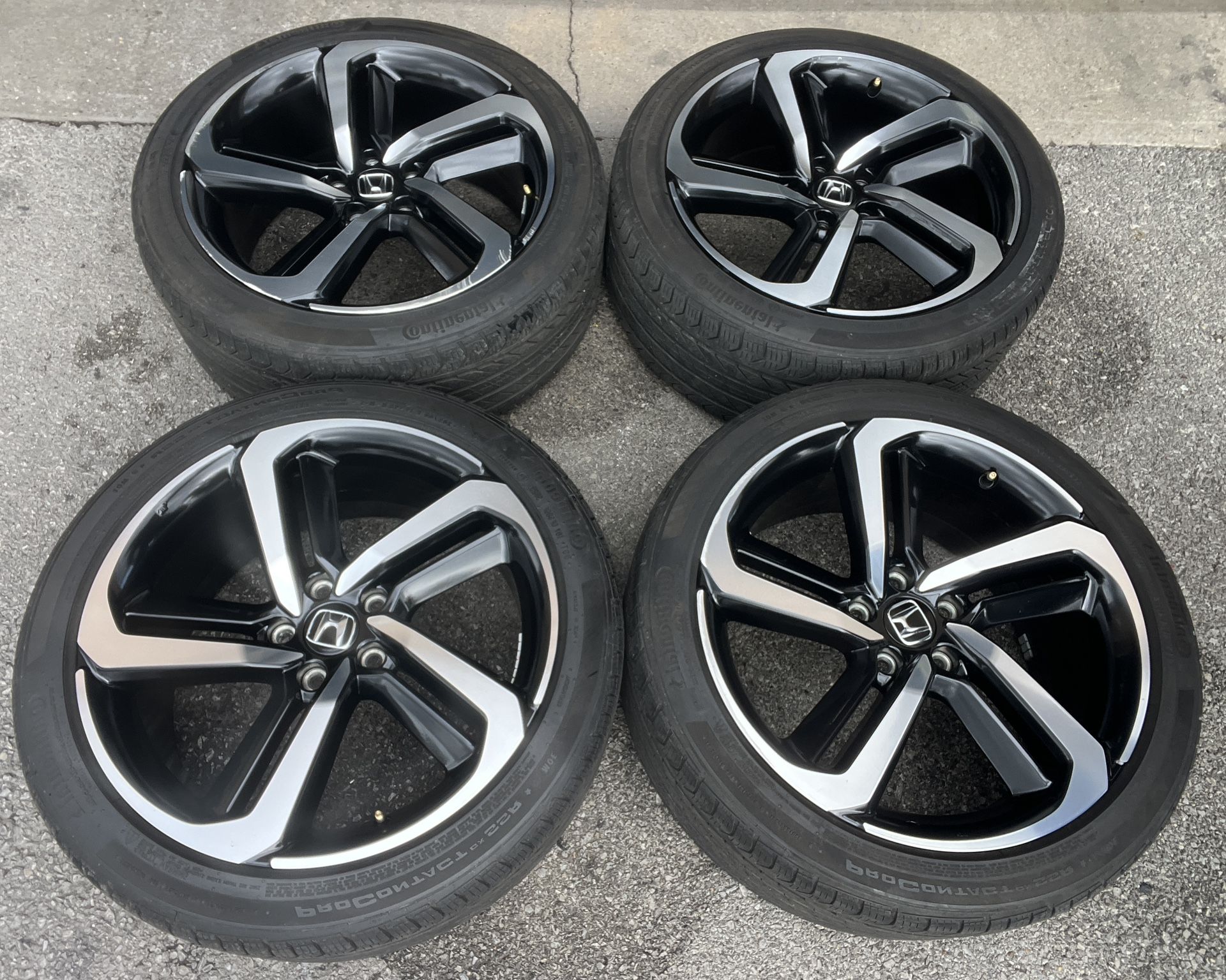 19” Honda Accord Sport 19 inch Factory OEM Wheels Rims Tires