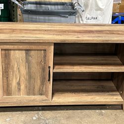 Manor Park Farmhouse 1 Door TV Stand for TVs up to 50", Barnwood