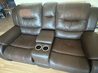 Reclining Sofa & Loveseat Set – $175 OBO