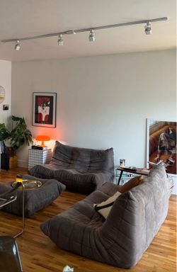 Suede Togo Couch Set