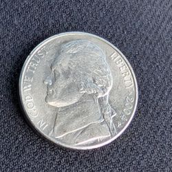 2004 P Jefferson Nickel