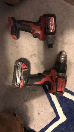 Brushless Milwaukee hammer drill and impact