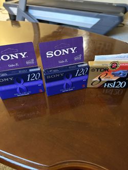 Sony & TDK 8 Mm Video Cassessete