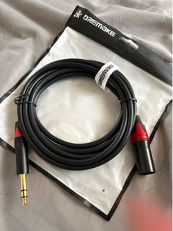 Dremake XLR Female to 1/4 Inch TRS Balanced Audio Cable