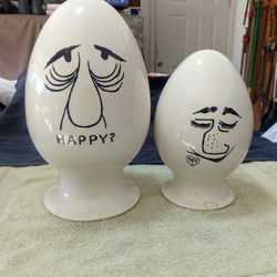 Antique Egg Heads