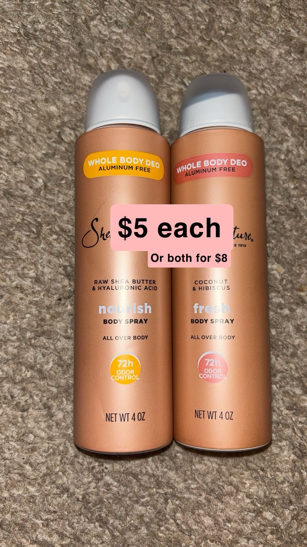 Shea Moisture Body Spray Deodorant
