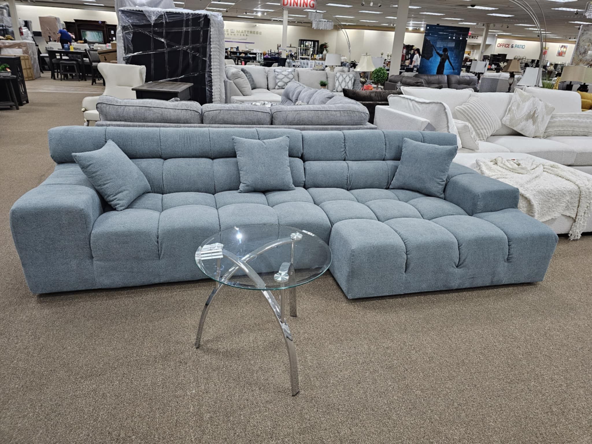 🩶JUST IN!!! DREAM SAC Bouncle Memory Foam Living Room Sectional Chaise SOFA COUCH $10 DOWN