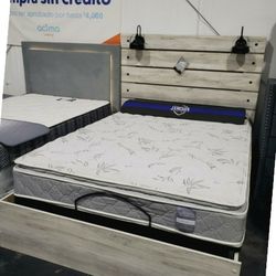 Queen bed frame new