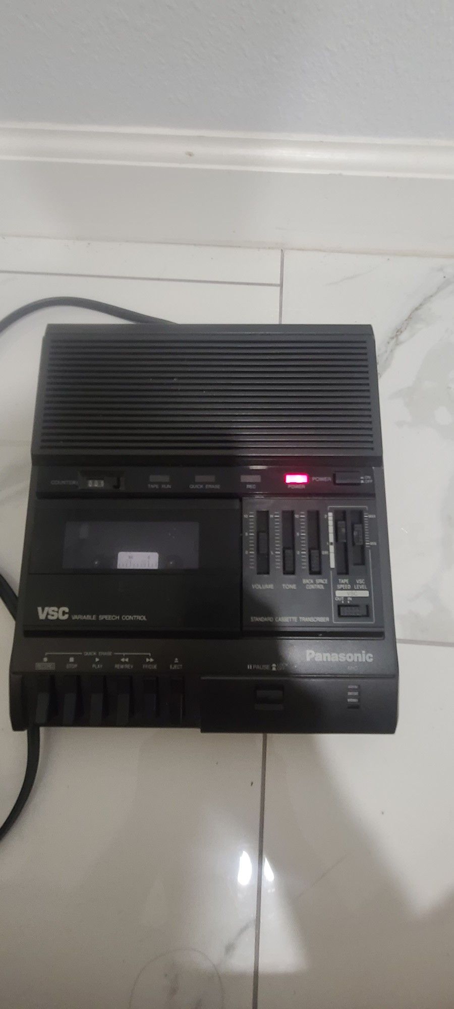 Panasonic Cassette Tape Transcriber