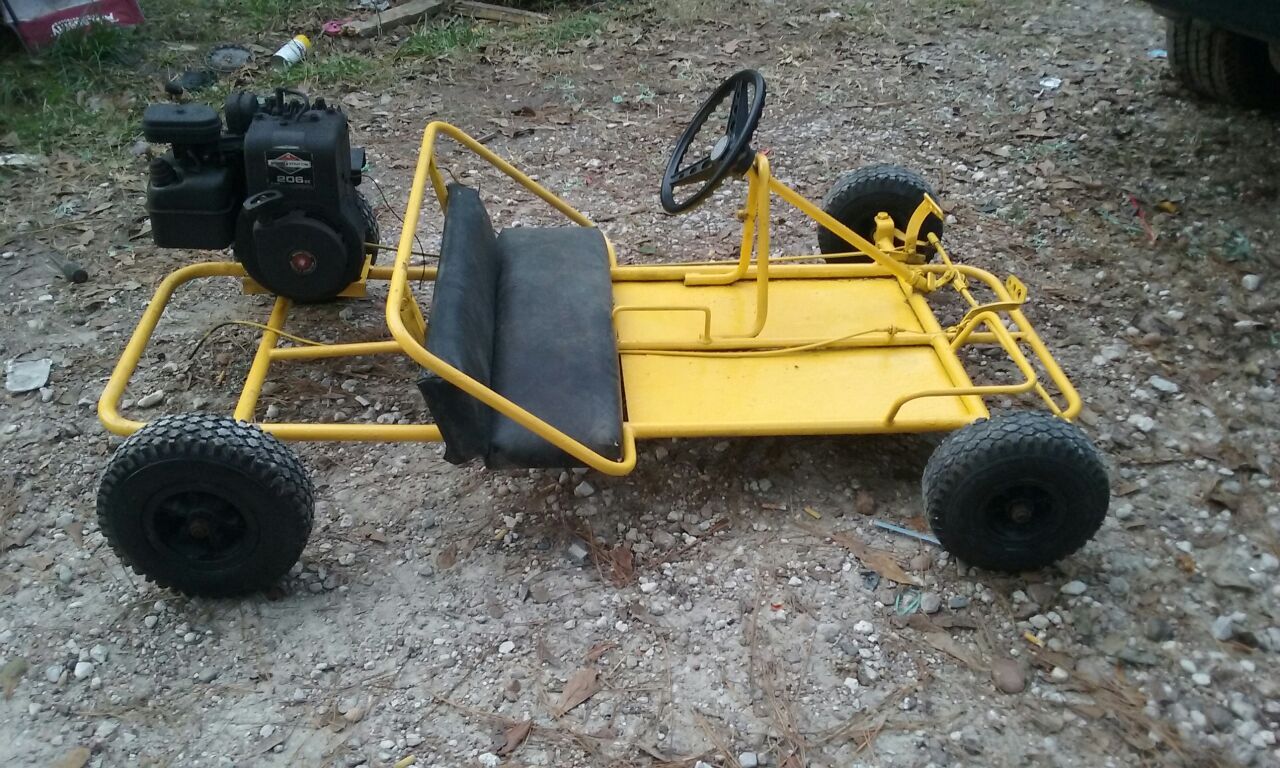 Old school manco 2 seater go kart