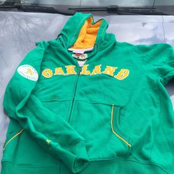 Oakland A’s Hoodie Mitchell Ness Size M
