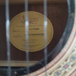 Lucero  Model: LC100BK Nilon String guitar Full Size