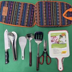 Camping Cooking Utensils Set Kitchenware Cookware Equipment Out/Indoor Gear Kit