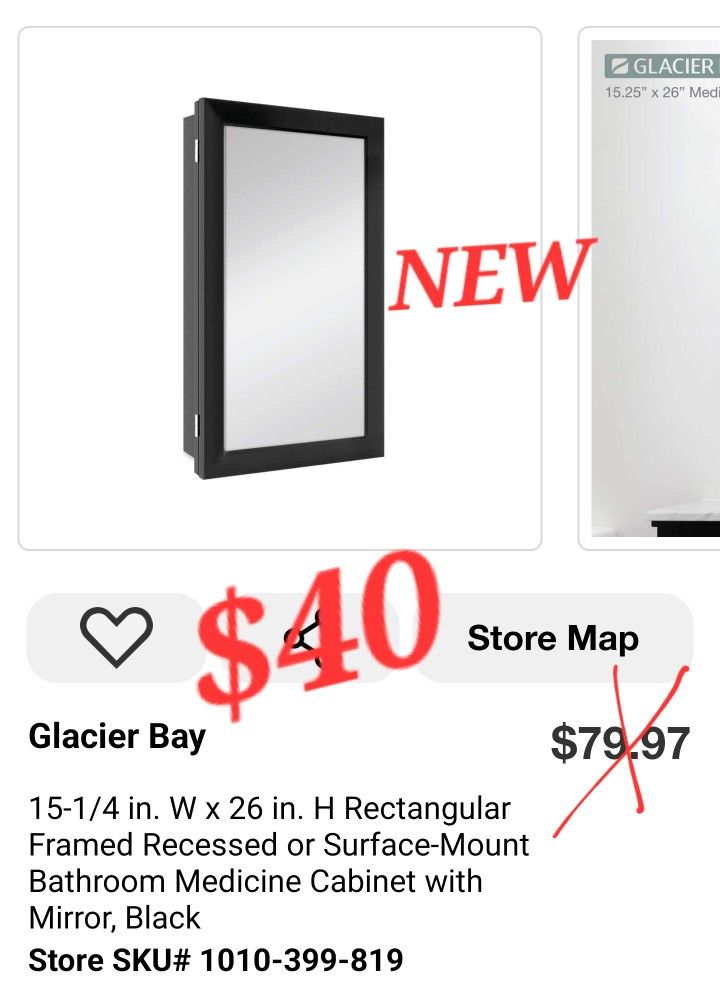 Bathroom Medicine Cabinet with Mirror