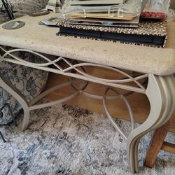Glass/Metal set of 3 tables