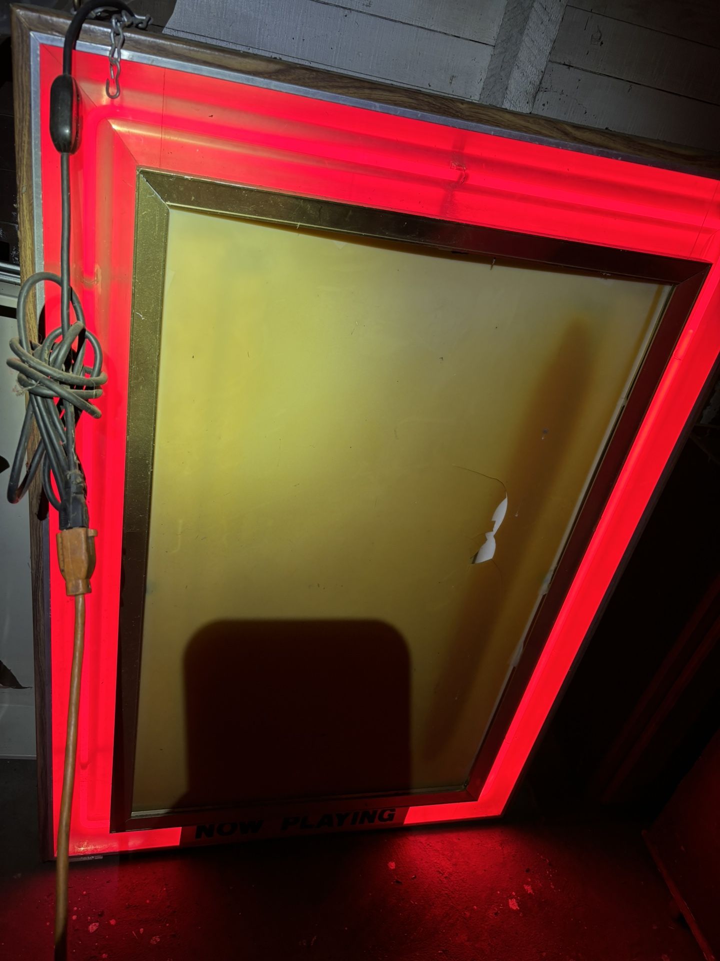 Vintage Neon Poster/ Advertising Sign