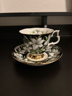 Royal Albert Provincial Flowers Madonna Lily Tea Cup & Saucer