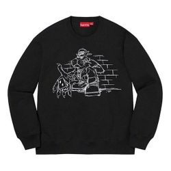 Supreme Dice Crewneck Black (Size M) 🔥