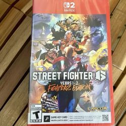 brand new sealed nintendo switch 2 street fighter 6 year 1 + 2 