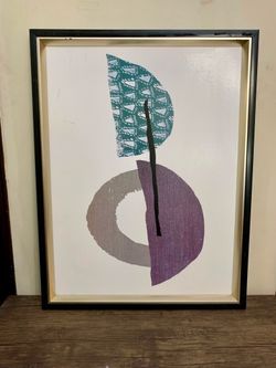 Large Framed Abstract Path Poster Print by PI Studio