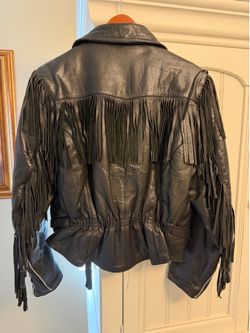 Genuine Cowhide Leather Biker Jacket
