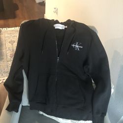 Calvin Klein Men’s Hoodie Zipper Jacket Size L 