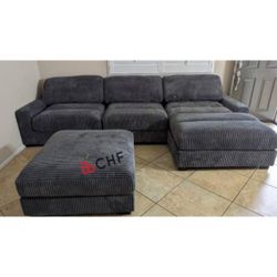 Corduroy Modular Sectional Sofa // Limited Time Offer 
