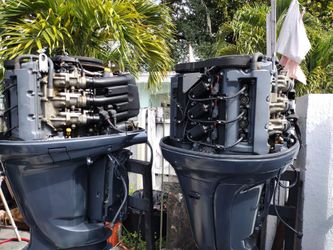 Pair of 225hp Yamaha Four Stroke Engines