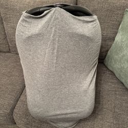 Gray Car Seat Cover / Nursing Cover 