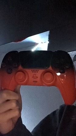 PS5 DualSense Wireless Controller Red and Black gloss
