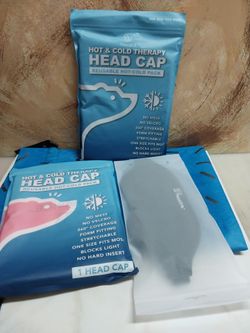 Theralce Hot And Cold Threapy Head Cap, Eye Mask For Migraine Headaches-FREE SHIPPING