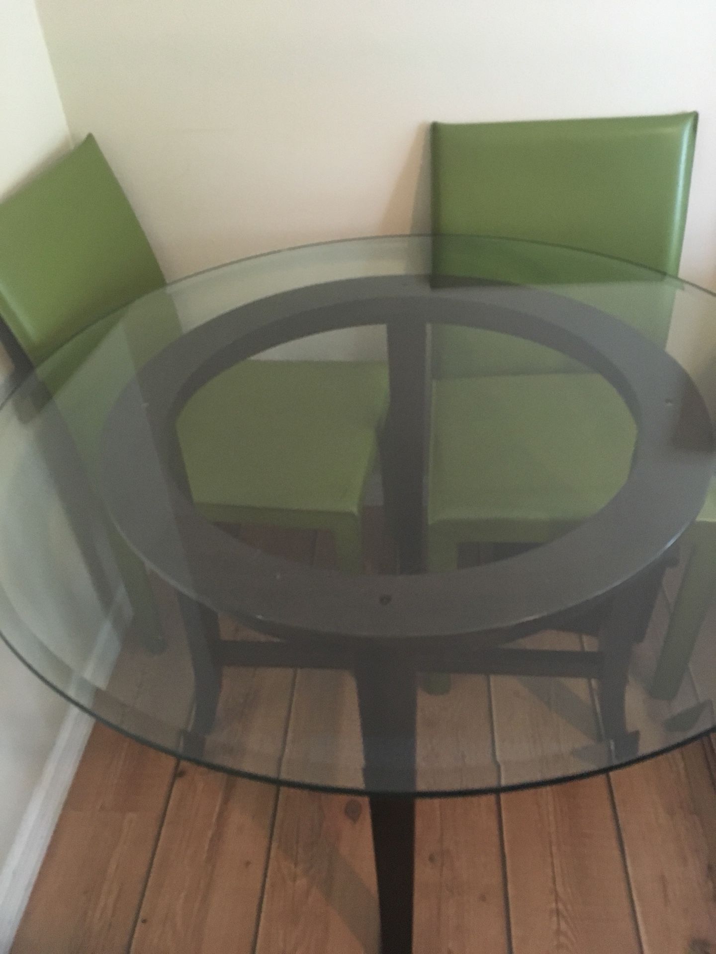 Halo Ebony Round Dining Table Crate Barrel. for Sale in Coral