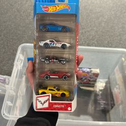 Hot Wheels Corvette 5 Pack Gtn35 