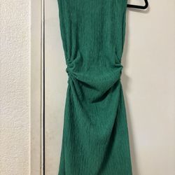 Green Summer Dress Medium 